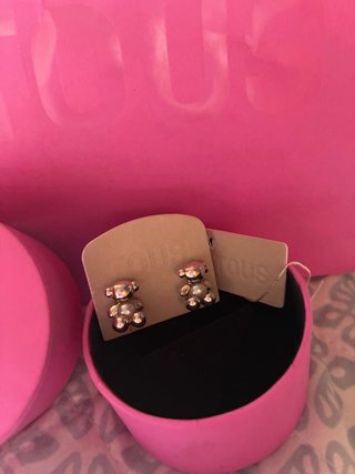 Pendientes Oso Tous Plata y Perla Cultivada