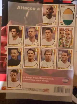 Figurines Calciatori Irlanda 2002 FIFA