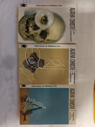 Las manzanas y 18 títulos más de Agatha Christie.