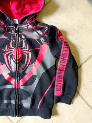 Felpa con cappuccio Miles Morales 6 anni