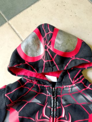 Felpa con cappuccio Miles Morales 6 anni