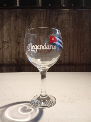 Copa Ron Legendario con Bandera Cuba