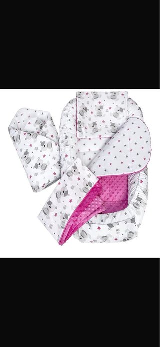 Nido para bebé con estampado de ositos