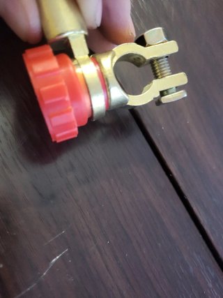 Stacca batteria auto positivo + con protezione