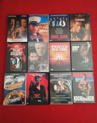 Dvd películas a 5€ unidad cine actual