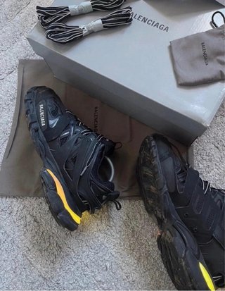 Balenciaga Track LED Zapatillas Negras y Azules