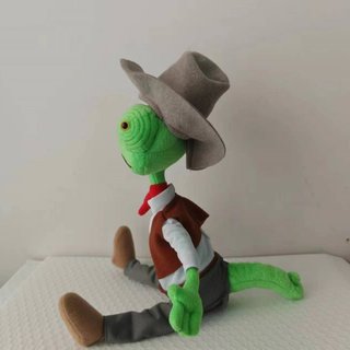 Peluche Rango Camaleón Sombrero Pañuelo