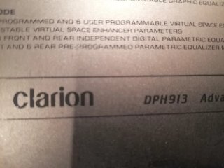 Processore Audio Clarion DPH 913