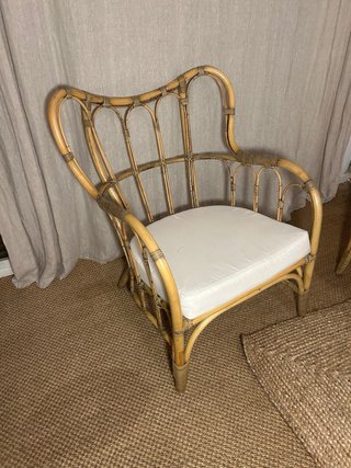 Conjunto Jardín Ratán Beliani Beige