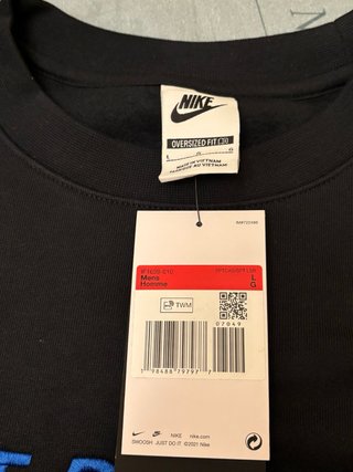 Sudadera Oversize Nike Talla L