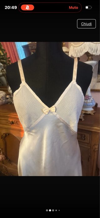 Vestaglia in seta vintage