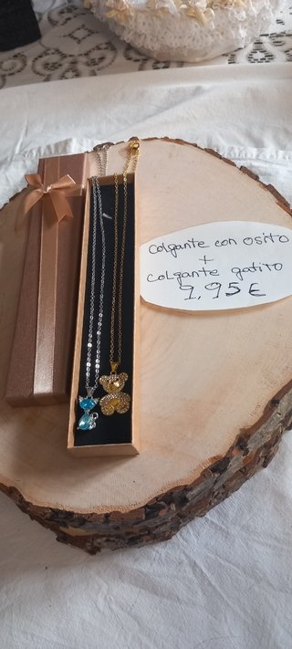 Regalo a mamá, Colgante con osito, Colgante con ga