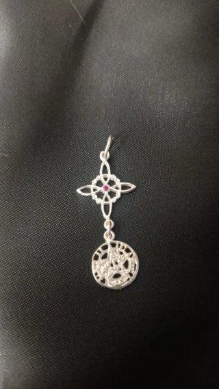 Colgante Plata Protección