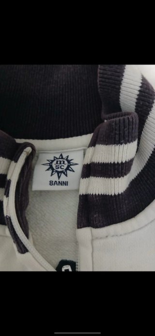 Chaqueta deportiva MSC blanca