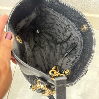 Bolso Michael Kors Piel Negro y Dorado
