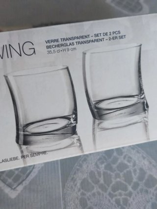 Set 2 Bicchieri Acqua Leonardo Swing
