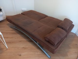 URGE Sofá cama marrón 3 plazas