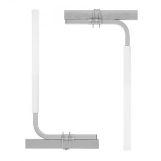 Guía de Remolque para Barcos, Polos de Guía de Remolque Ajustables de 1524 mm, 2PCS Guías de Remolque de Acero de Alta Dureza, Guías de Remolque con Tubos de PVC, para Remolque de Barco de Esquí, ...