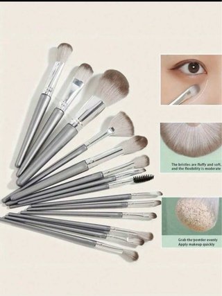 Set de 14 Brochas de Maquillaje