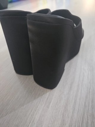 Zapatos Zara Negros Tacón