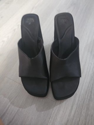 Zapatos Zara Negros Tacón
