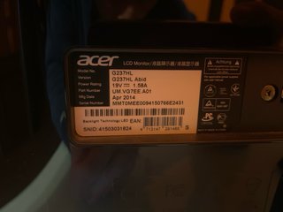 Monitor 23” ACER