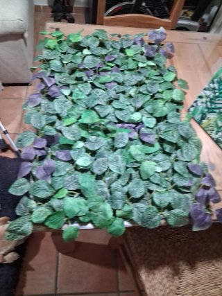 Decoración de plantas artificiales