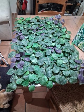 Decoración de plantas artificiales