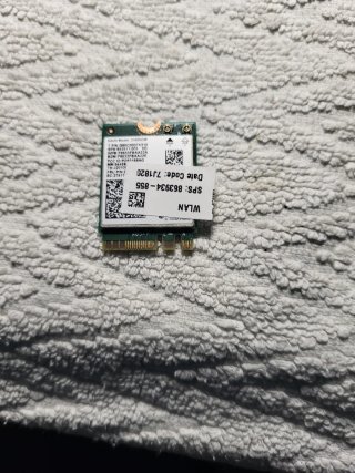 Scheda Wi-Fi Intel 3168NGW per Notebook