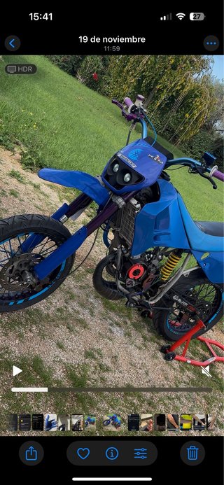 Carenado Rieju RR Azul Recién Pintado