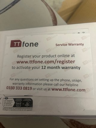 TTfone TT280 Teléfono Móvil Clásico