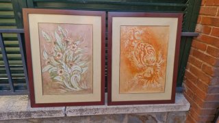 Pareja de cuadros decorativos