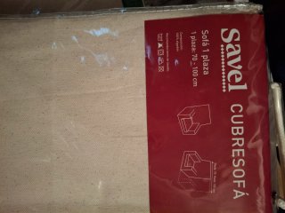 2 Fundas Cubresofá Savel 1 Plaza Beige