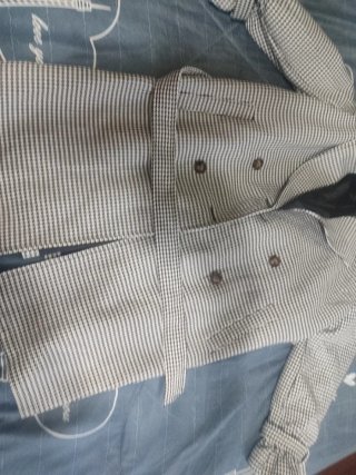 Chaqueta americana cuadros talla L