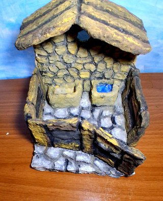 Corral pesebre de piedra artesanal Belén Navidad