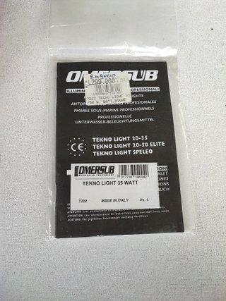 TORCIA SUBACQUEA TEKNO LIGHT CON CUSTODIA E CARICA