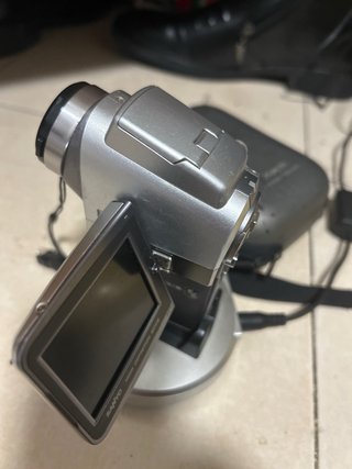 Cámara de vídeo Sanyo Plata