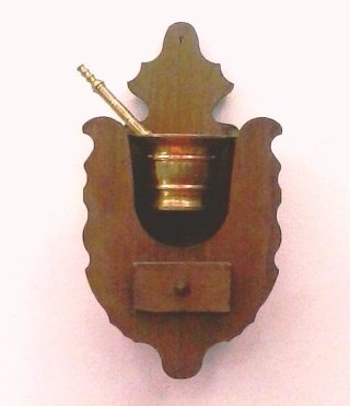 Almire con mueble de madera