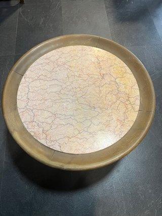 Mesa de centro vintage de mármol