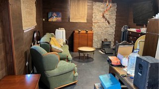 Mesa de centro vintage de mármol