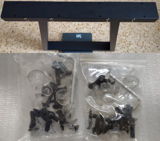 Patas metálicas negras para mesa de madera vidrio