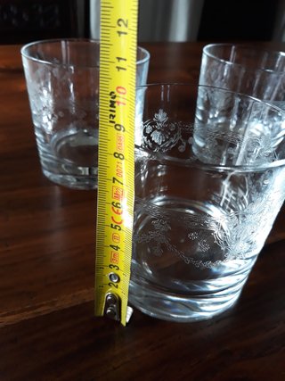 Cristal d'Arques 6 vasos whisky 40 cl Dampierre