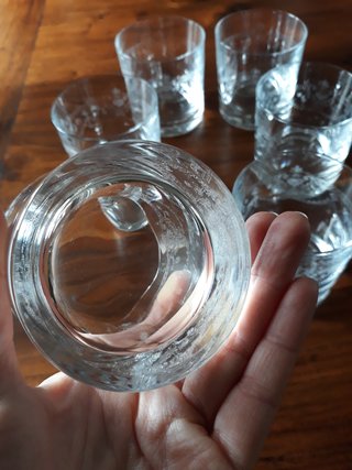 Cristal d'Arques 6 vasos whisky 40 cl Dampierre
