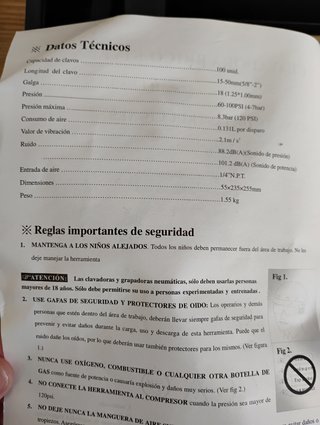 Clavadora Aire Brico Kivec R12/50B