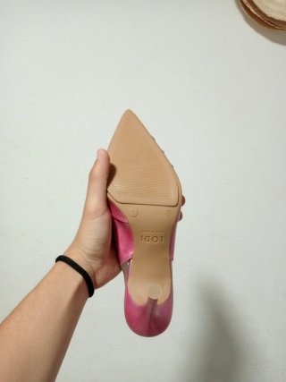 Zapatos Lodi tacón rosa