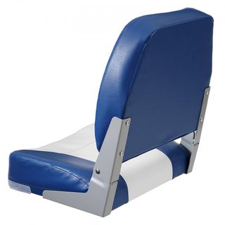 Silla de Barco Plegable de Espalda Baja para Pesca con Acolchado de Espuma 2 Paquetes