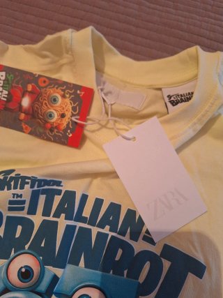 Camiseta Zara six seven Italian Brainrot