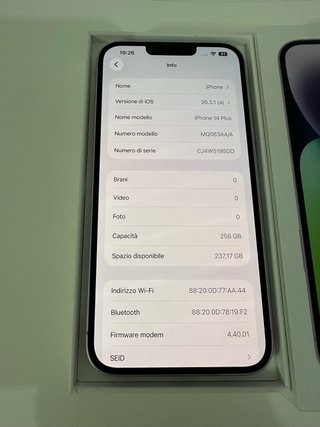 iPhone 14 Plus 256GB Viola