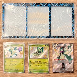 Cartas Pokémon Shiny y Soporte Acrilico