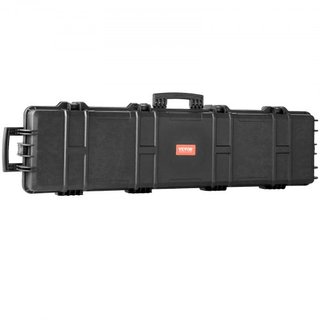 Funda para Rifle, Funda Dura para Rifle con 3 Capas de Espumas Totalmente Protectores, Funda Dura con Cerradura de 138 cm con Ruedas, Impermeable IP67 y a Prueba de Aplastamiento, para Dos Rifles ...
